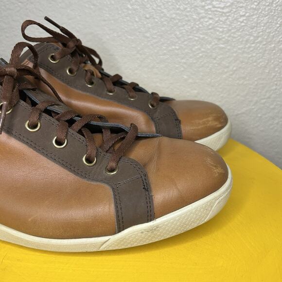 FootJoy FJ Contour Casual Mens 10 M Brown Leather 54222 Spikeless Golf Shoes - Picture 2 of 16